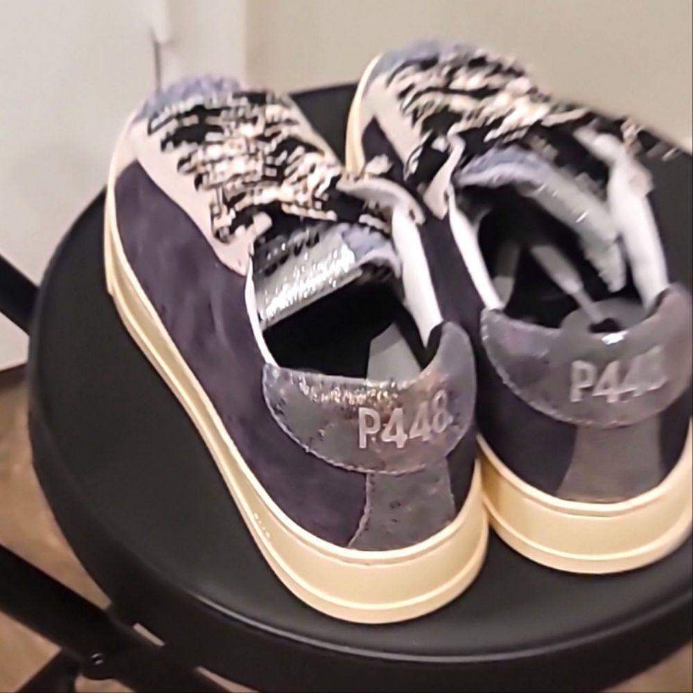 P448 Jack Denim Thea Sneaker- Metallic - Picture 8 of 12
